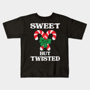 Sweet but Twisted Christmas Candy Cane Gift Kids T-Shirt